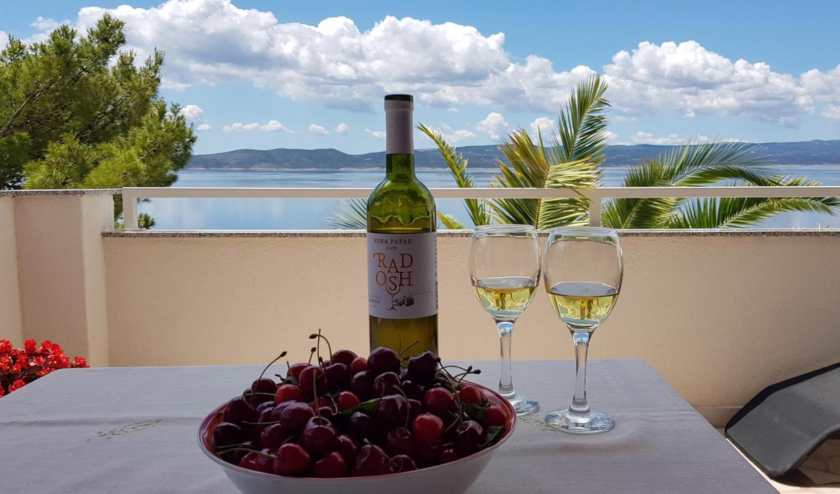 Villa Skalinada With Sea View Brela Room photo